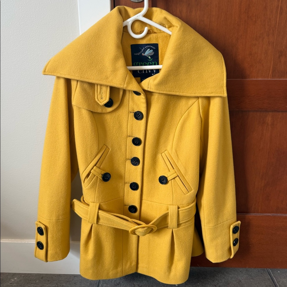 Yellow Pea coat